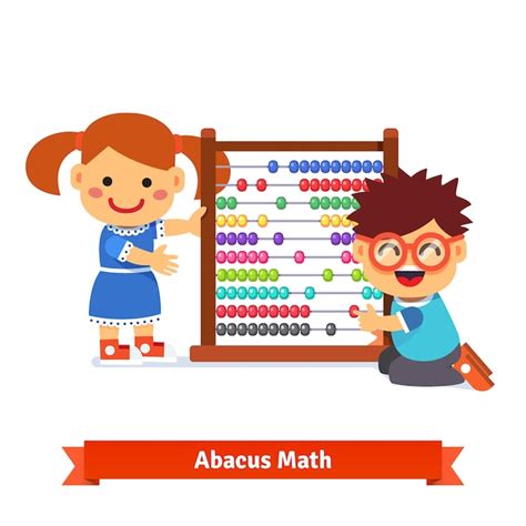 Les Enfants Apprennent Des Mathématiques Vecteur Gratuite