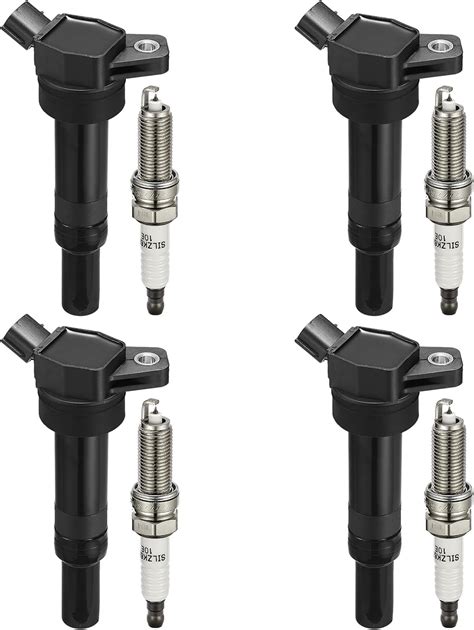 BDFHYK Ignition Coils UF651 And Iridium Spark Plug 9686 Compatible With