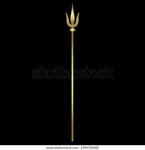 Trishula Trident God Shiva Hindu Symbol Stock Vector (Royalty Free ...