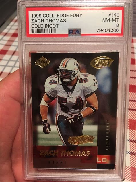 Collector S Edge Fury Gold Ingot Zach Thomas For Sale