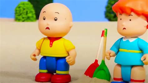 Caillou E A Escultura Em Areia Caillou Em Portugu S Wildbrain Youtube