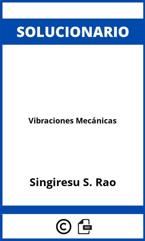 Solucionario Vibraciones Mec Nicas