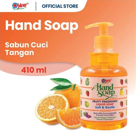 Yuri Hand Soap Sabun Cuci Tangan Ml Pump Hand Soap Yuri Ml