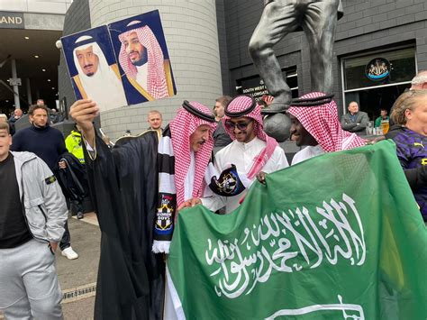 Newcastle United Wild Scenes At First Game Since Saudi Takeover