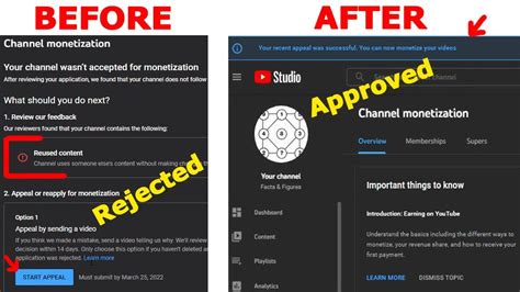 How To Appeal Youtube Monetization Rejected Reuse Video In English