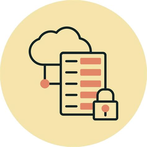 Data Lock Vector Icon 37099090 Vector Art At Vecteezy