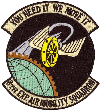 8th EXPEDITIONARY AIR MOBILITY SQUADRON Flightline Insignia