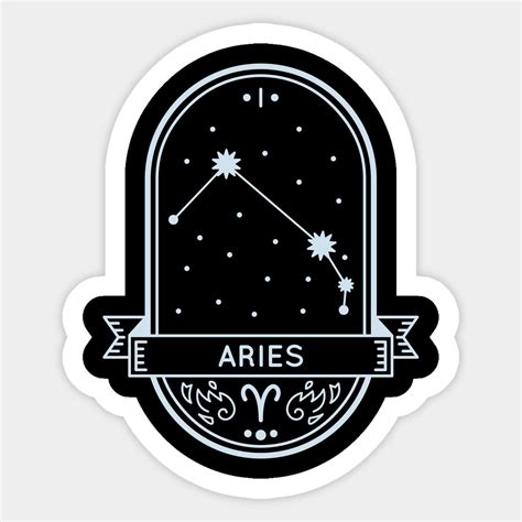 Aries Constellation Sticker Stickers Aries Constellations