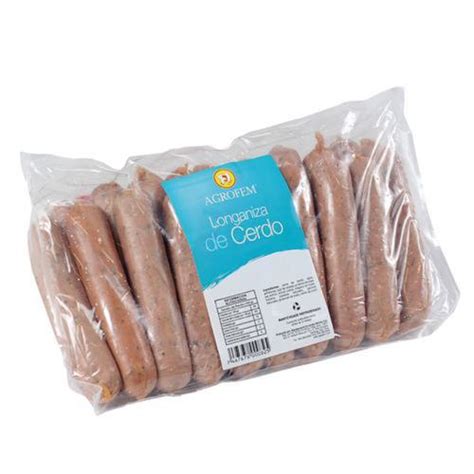 Agrofem Longaniza De Cerdo 4 Lb 1 8 Kg Embutidos Pricesmart Los