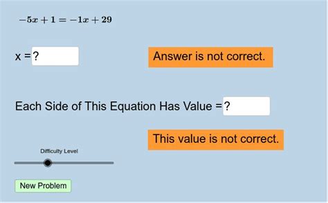 Linear Equation Generator Solving Linear Equations Linear Equations Linear