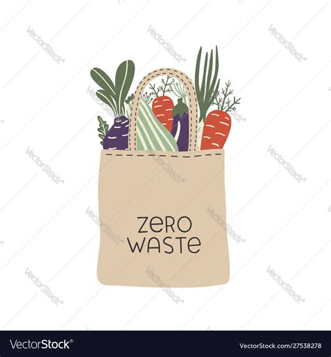 Textile Eco Friendly Reusable Shopping Bag Vector Image Atelier Yuwa