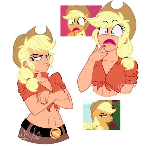 2961351 Safe Artist L4zy 4le Screencap Applejack Earth Pony