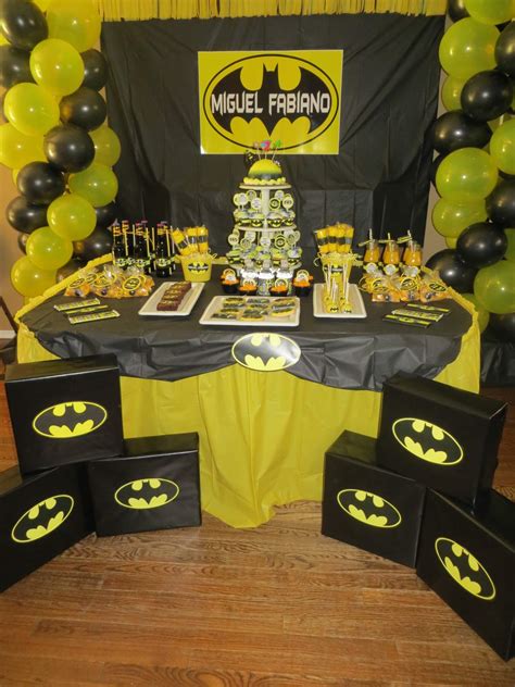 Batman Birthday Party Ideas Photo 27 Of 31 Catch My Party