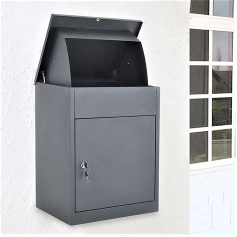 Buy DWD® Wall / Floor Mounted Large Lockable Parcel Drop Box for Safe & Secure Multiple Internet ...