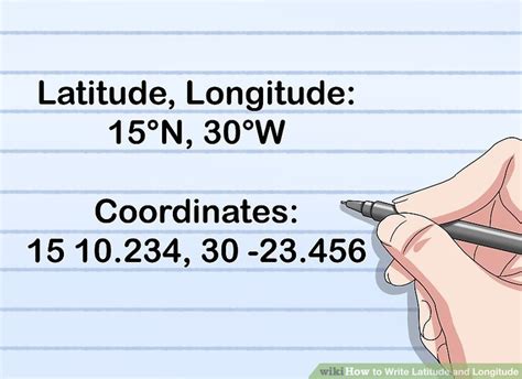 Ways To Write Latitude And Longitude Wikihow