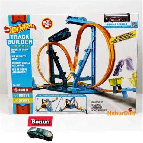 Promo Hot Wheels Track Builder Infinity Loop Kit Original Mattel