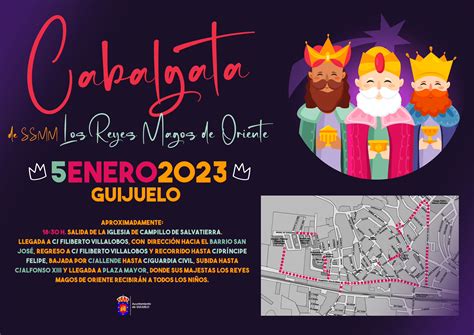 Conoce El Recorrido De La Cabalgata De Los Reyes Magos