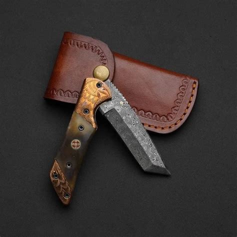 12 Inches Handmade Folding Hunting Knife Inspirit Art Store