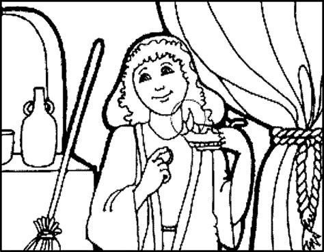 Lost Coin Parable Coloring Page Sketch Coloring Page