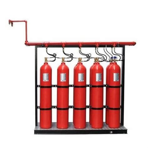 Mild Steel Co2 Fire Suppression System For Industrial Capacity 2 Kg