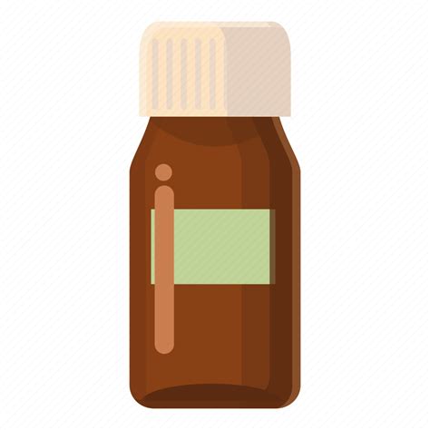 Bottle Cartoon Illustration Medicine Val92 Vector Web Icon