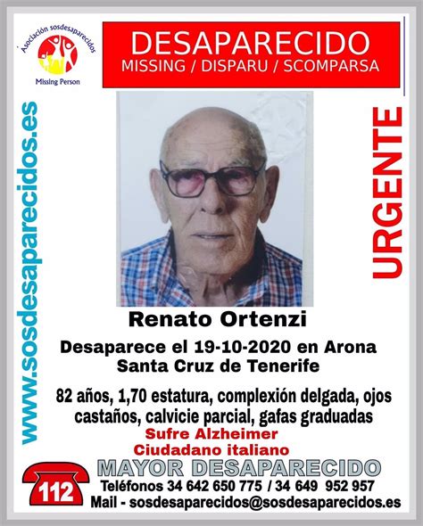 Buscan A Un Hombre Con Alzheimer Desaparecido En Arona