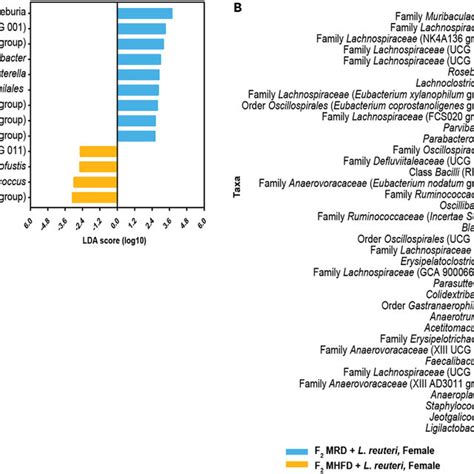 Visualization Of Genus Level Bacterial Taxa Differentially Enriched In