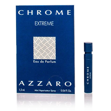 Azzaro Chrome Extreme Azzaro EDP Spray Vial 0 04 Oz 1 2 Ml M