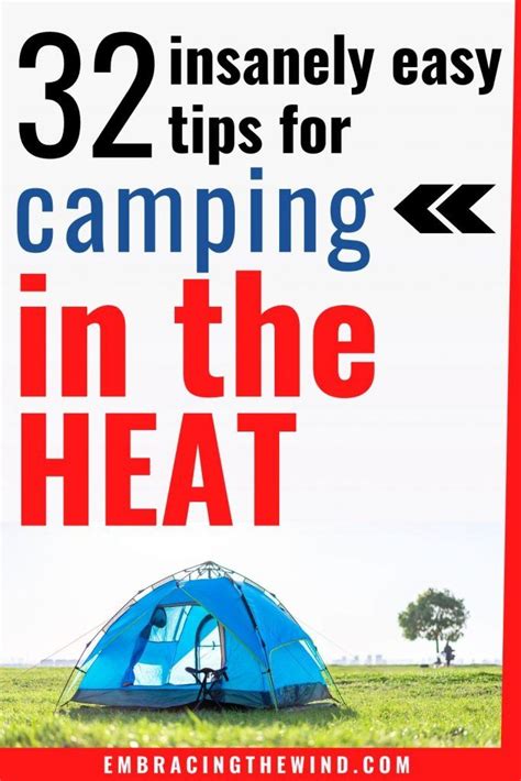 Stay Cool While Camping In The Summer Heat