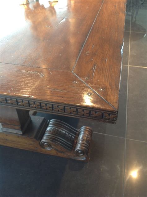 Hand Carved Finished Oak Tables Oak Road Provincial Style Furniture