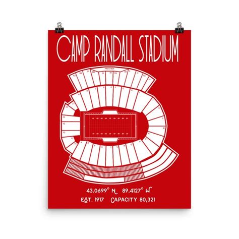 Camp Randall Etsy