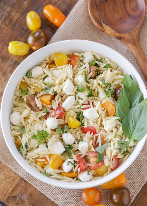 Mozzarella Pasta Salad Quick Simple Lil Luna