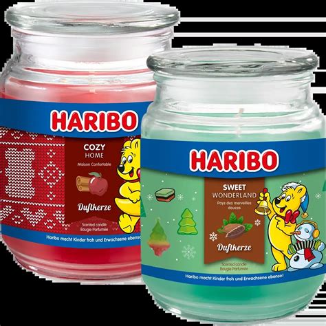 Haribo Christmas Scented Candle In Glass 510 G Sweet Wonderland