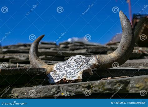 Yak Horn stock image. Image of stone, area, industrial - 135461607