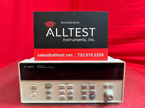 A Agilent Keysight Data Acquisition Unit Alltest Instruments