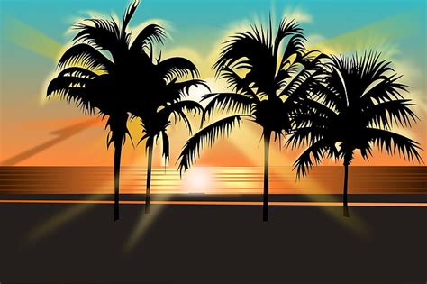 Online Crop Hd Wallpaper Artistic Retro Palm Tree Retrowave Wallpaper Flare