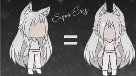 How To Make Front Facing Gacha Character Easy Youtube