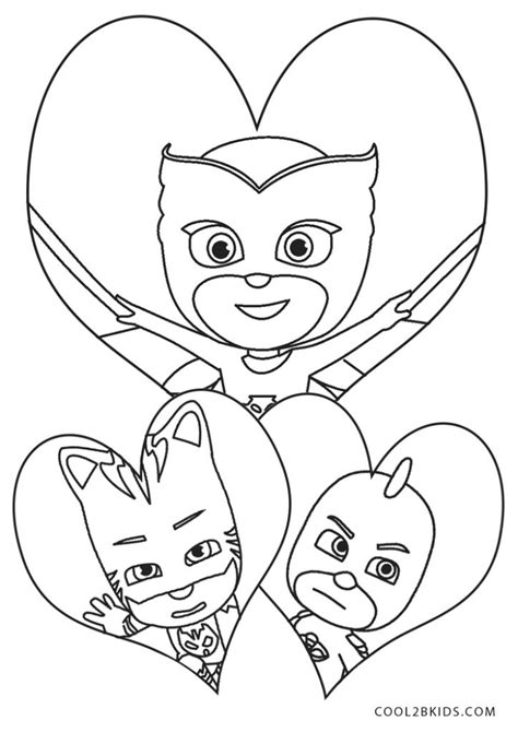 Luna Girl Coloring Pages - Free PJ Masks Coloring Pages Printables