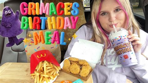 Mcdonalds Grimaces Birthday Meal Launching Memberships Youtube