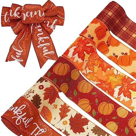 6 Rolls 30 Yards Fall Burlap Ribbon 2 5″w Buffalo Plaid