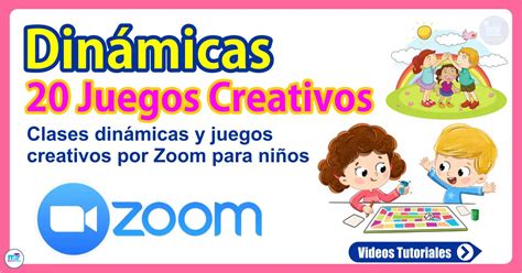 Clases dinámicas y juegos creativos por Zoom para niños Materiales