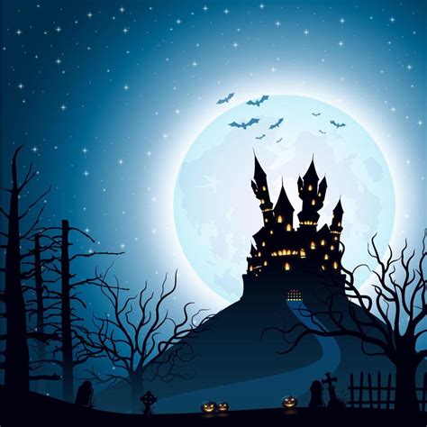 Halloween night background 12069161 Vector Art at Vecteezy