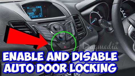 How To Enable And Disable Auto Door Locking In Ford YouTube