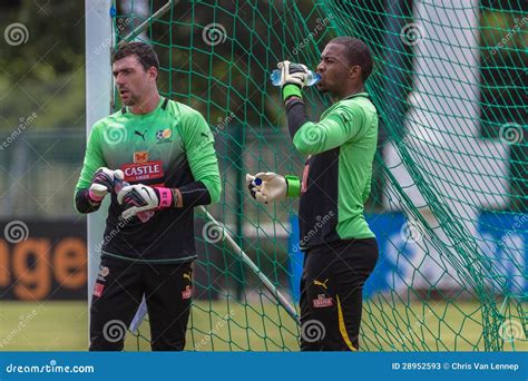 Bafana Bafana Goalkeepers Practice Editorial Stock Photo - Image of ...