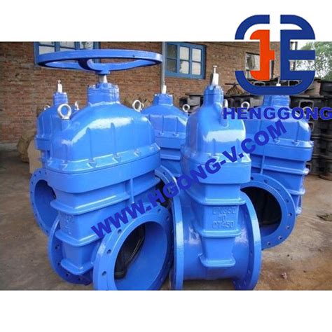 Din Bs Api Ci Gg25 Gate Valve Big Dn500 Din3202 F4 Design Non Rising Stem Cast Iron Gate Valve