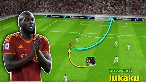 Lukaku PotW Card Review Unleashing Power In EFootball Training YouTube