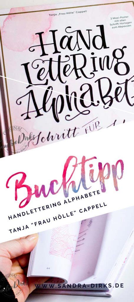 Buchtipp Handlettering Alphabete Sandra Dirks