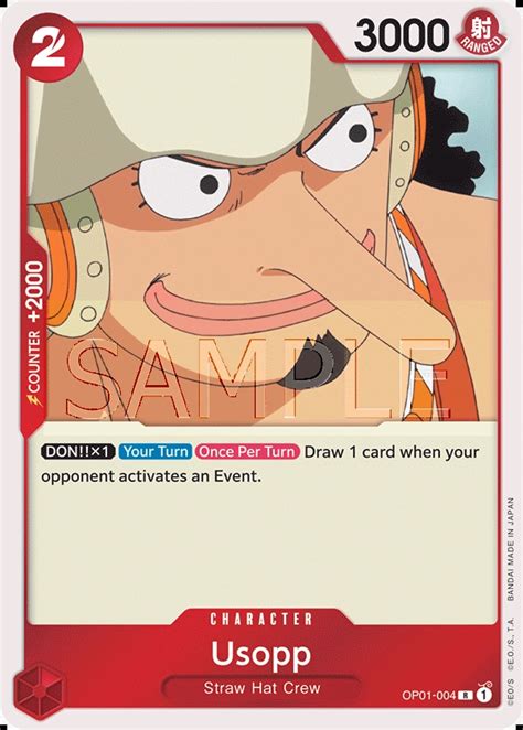 Op Usopp One Piece Card Game Card Onepiece Gg