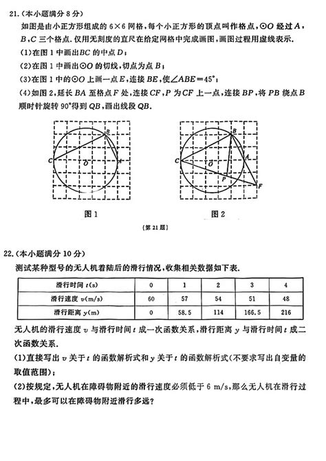 新赛道武汉市2023年中考数学模拟试卷（四）（扫描版含答案） 武汉教育资源网wh111com