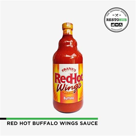 Franks Red Hot Wings Buffalo Sauce 739ml Original Cayenne Pepper